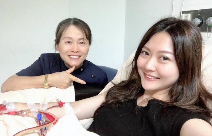 2019年4月,外型亮麗的姚佳伶,捐贈幹細胞救人。(照片:慈濟骨髓幹細胞中心提供)