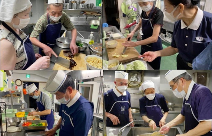 疫情期間雖暫停香積,但香積菩薩不捨工作人員還要自備餐食,大家商量之後於二次的彩排及活動當天,大家輪流前來準備簡單午膳,溫暖志工們的身與心。(拍攝者:吳惠珍、陳文絲、李淑娟,地點:日本分會,日期:2021/08/22)
