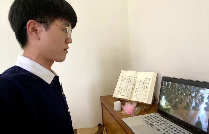 蔡柏毅分享,除了人與人之間要「感恩、尊重、愛」,更要擴大為「感恩尊重生命愛」。(蔡柏毅提供)